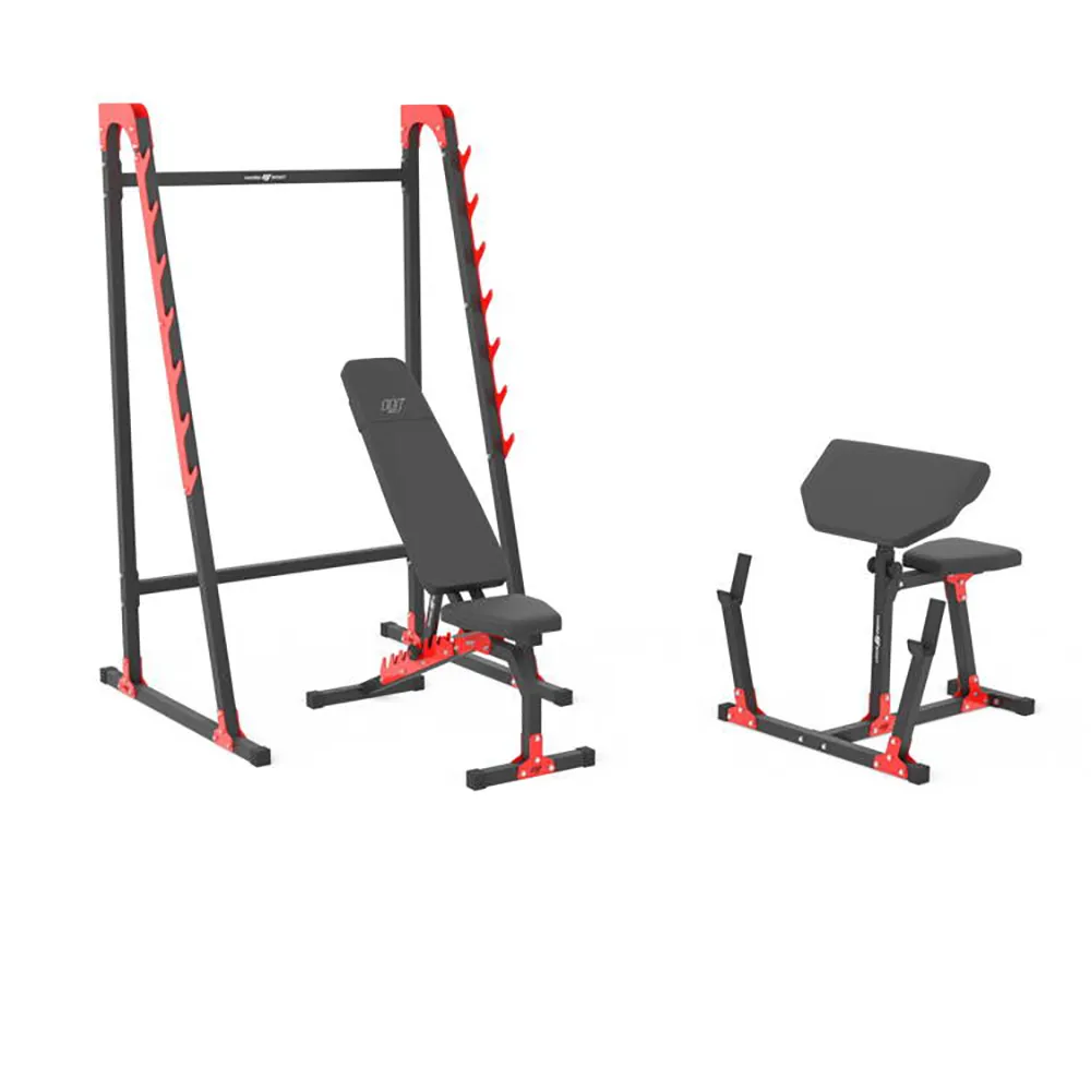 MH10 szett/ állítható edzőpad + többpozíciós állvány + scott pad